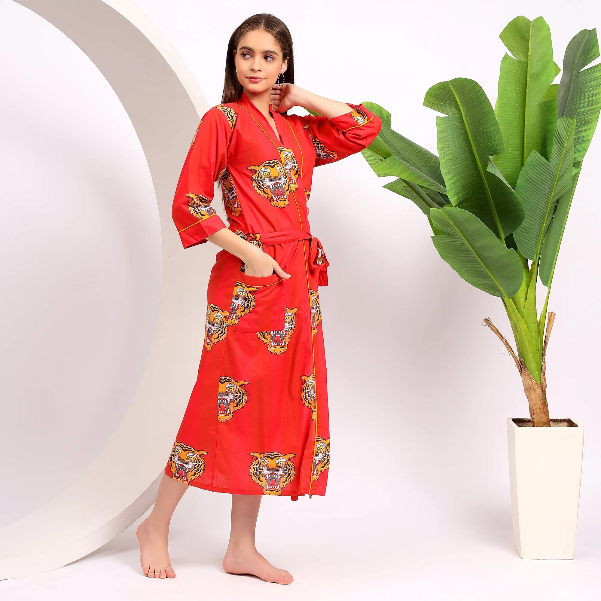 Women's Cotton Kimonos | Stylish Getting Ready Dresses