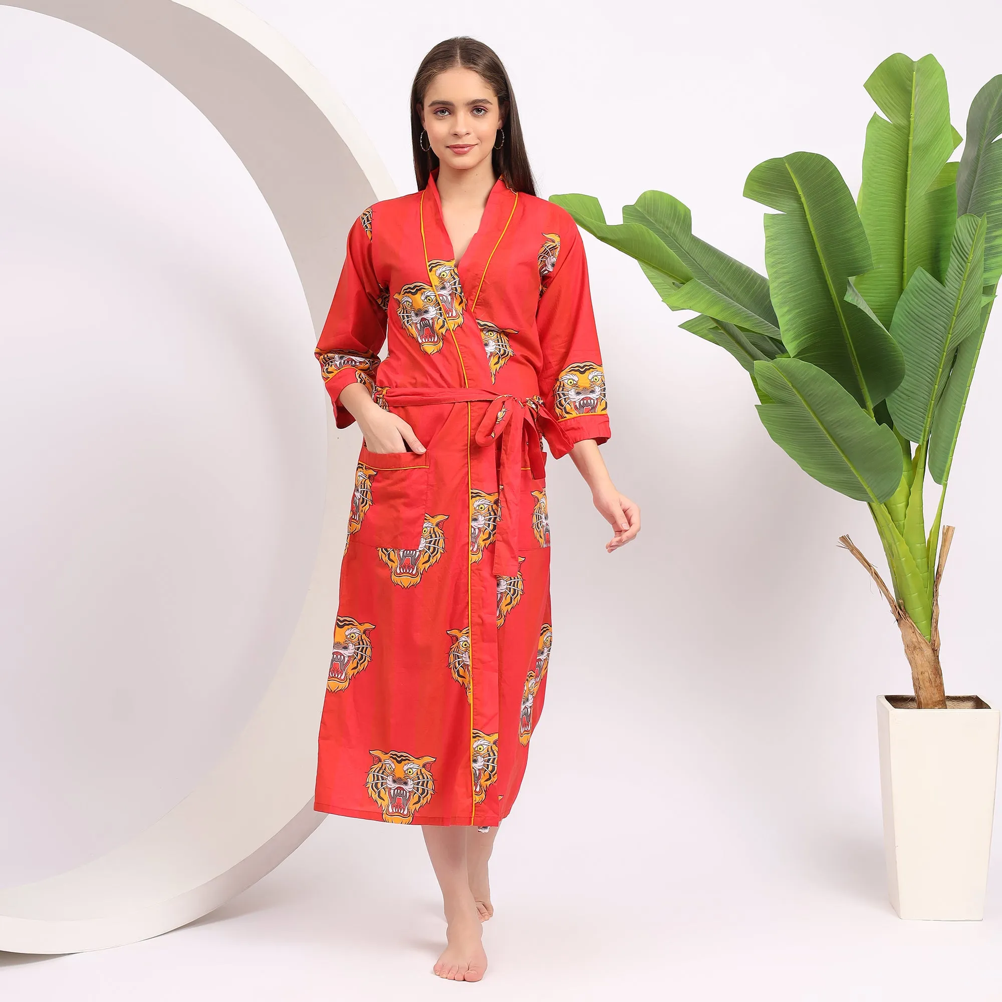 Women's Cotton Kimonos | Stylish Getting Ready Dresses