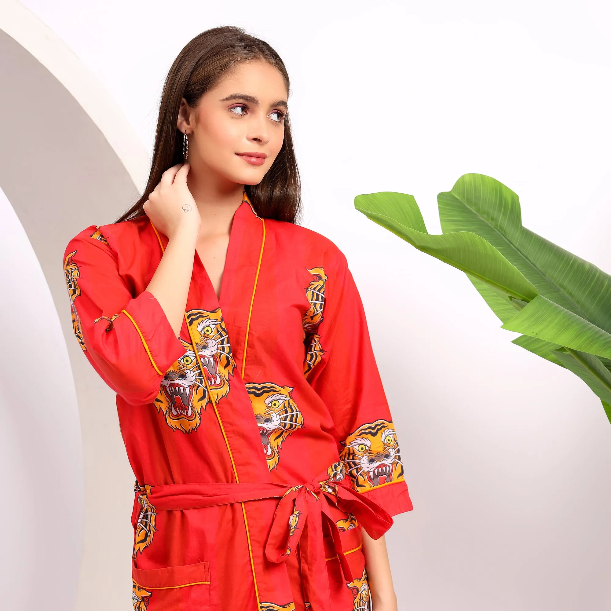 Women's Cotton Kimonos | Stylish Getting Ready Dresses