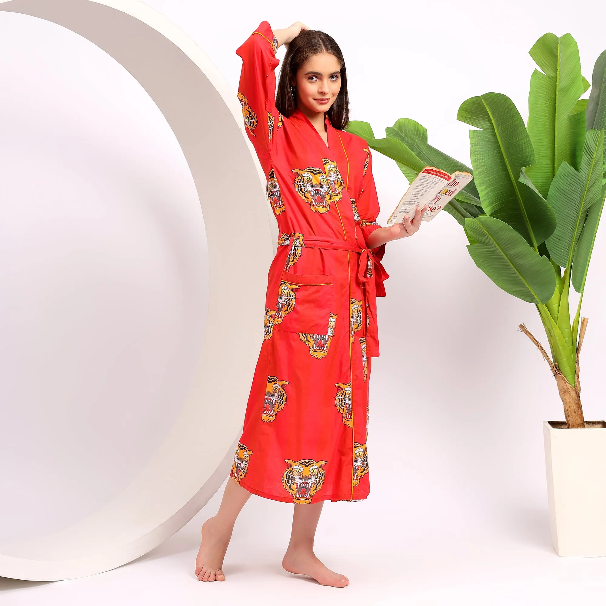 Women's Cotton Kimonos | Stylish Getting Ready Dresses