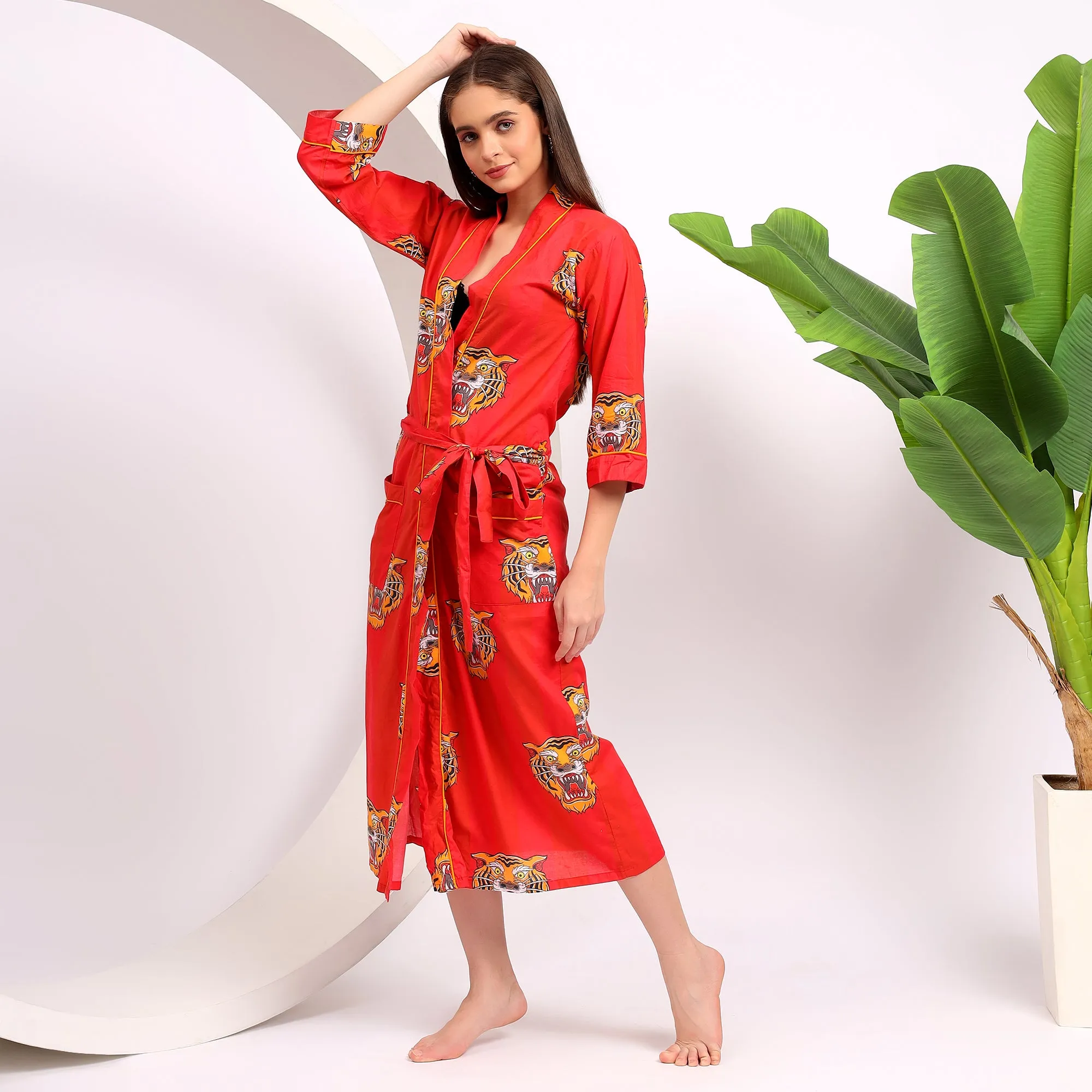 Women's Cotton Kimonos | Stylish Getting Ready Dresses