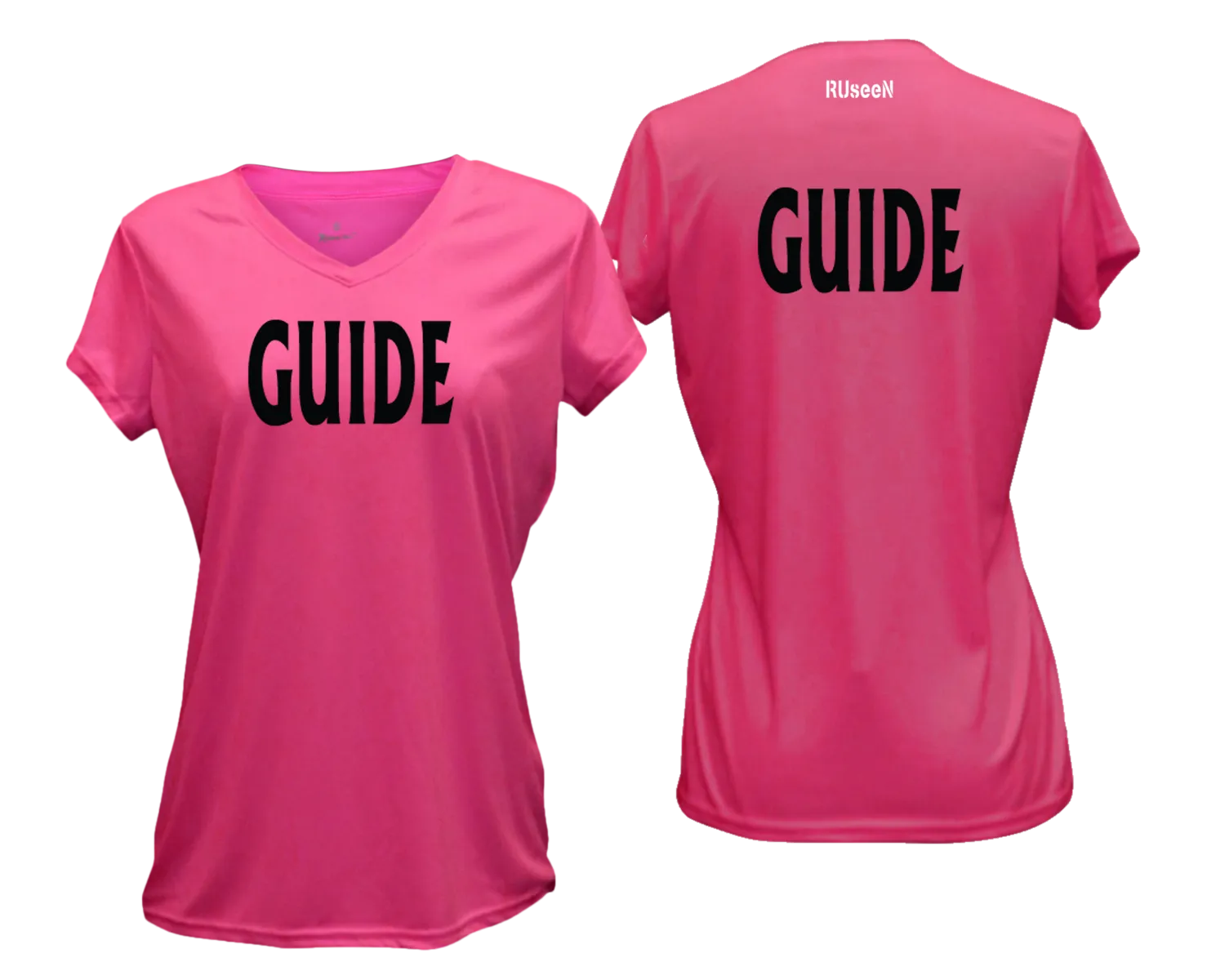 Women's GUIDE Short Sleeve Shirt - Reflective or Black Text