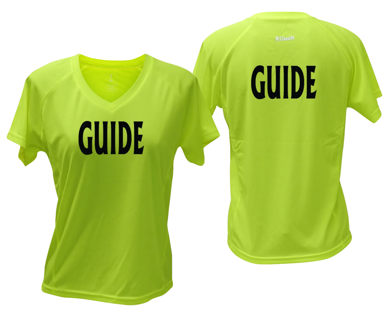 Women's GUIDE Short Sleeve Shirt - Reflective or Black Text