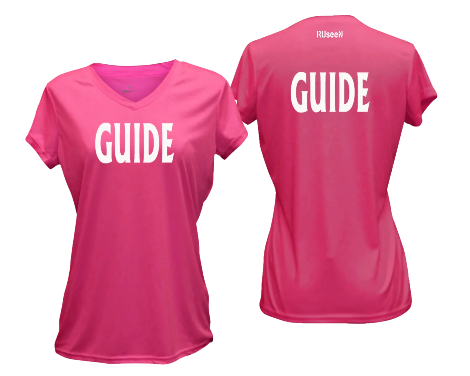 Women's GUIDE Short Sleeve Shirt - Reflective or Black Text